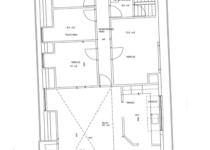 Guldsmedgade 15 3. th. Plantegning